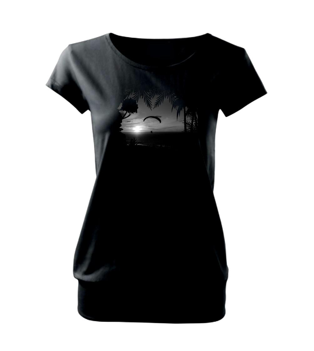 Fotka paragliding čiernobiela Fotka paragliding čiernobiela