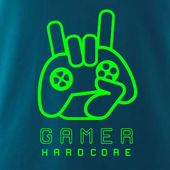 Hardcore gamer - ruka - zelená Hardcore gamer - ruka - zelená