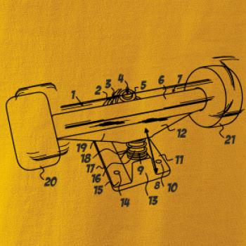 Skateboard nákres kolieska