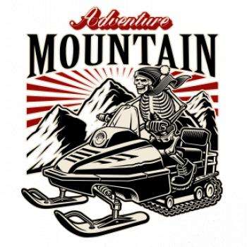 Snežný skúter kostra