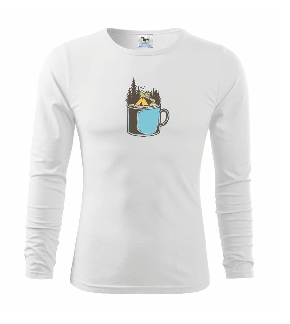Trička na kempovanie - Hrnček plný dobrodružstva - Tričko detské Long Sleeve