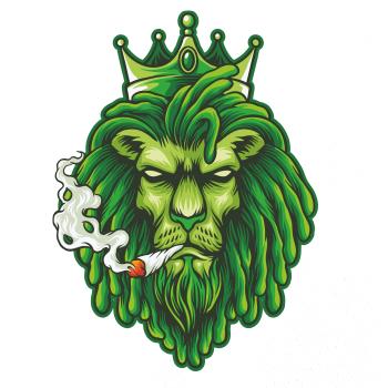 Zhulený lev zelený
