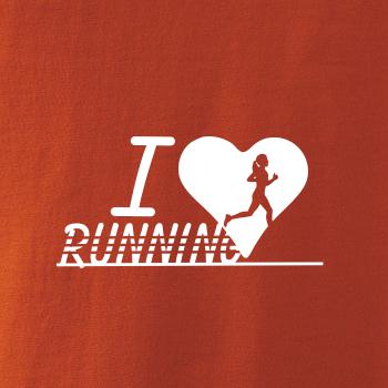 I love running dievča