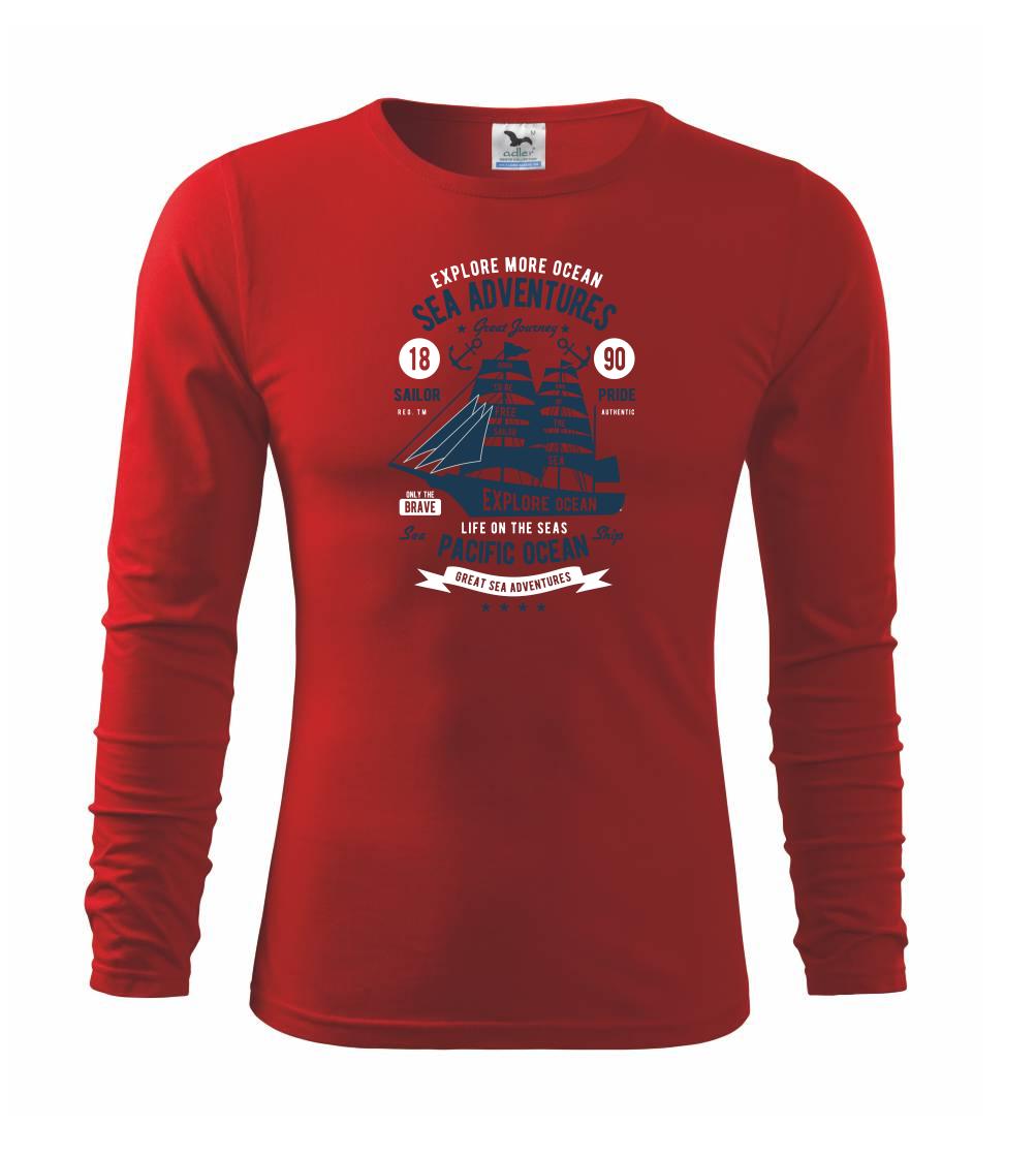 Vodácke tričká - Sea Adventures - Tričko detské Long Sleeve