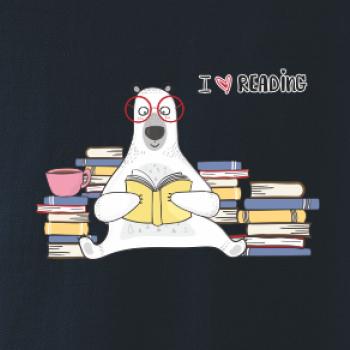 I love reading medveď I love reading medveď