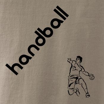 Handball nápis šikmo Handball nápis šikmo