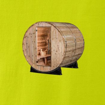 Vonkajšia sauna z boku