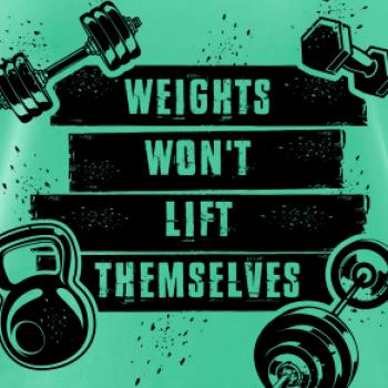 Weights wont lift themselfs