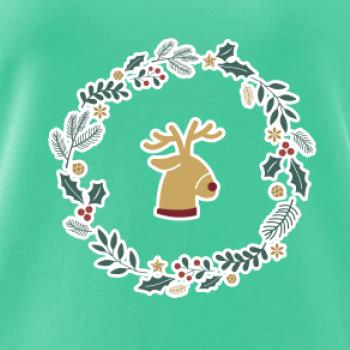 Vianočný veniec so sobom