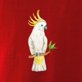 Papagáj Kakadu kreslený Papagáj Kakadu kreslený