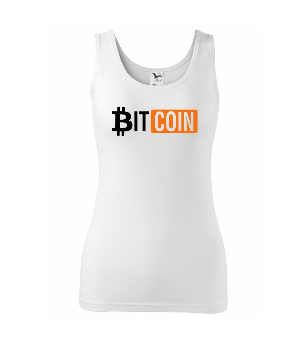 Bitcoin nápis Bitcoin nápis