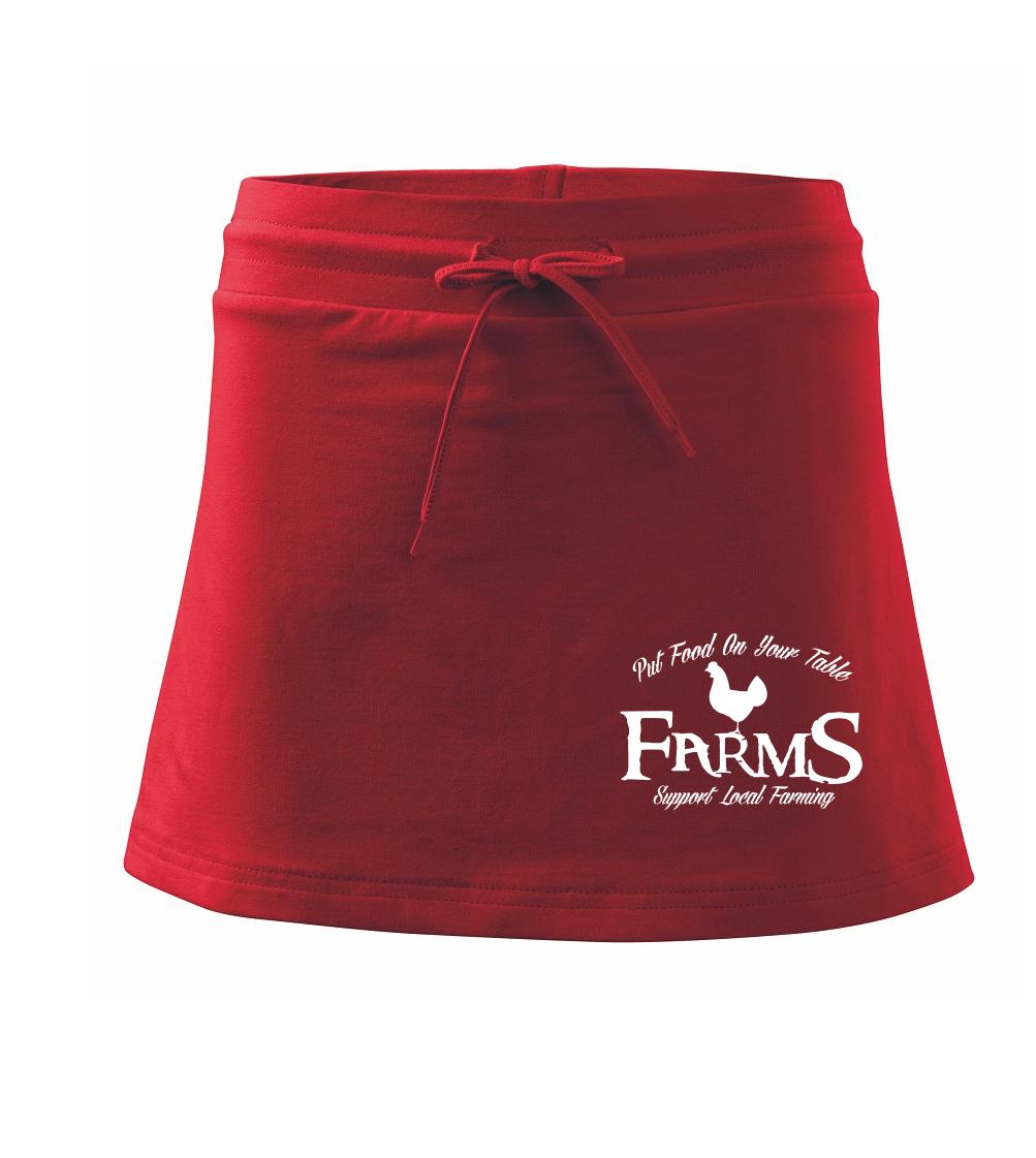 Životný štýl - Put Food Farms - Športová sukne - two in one