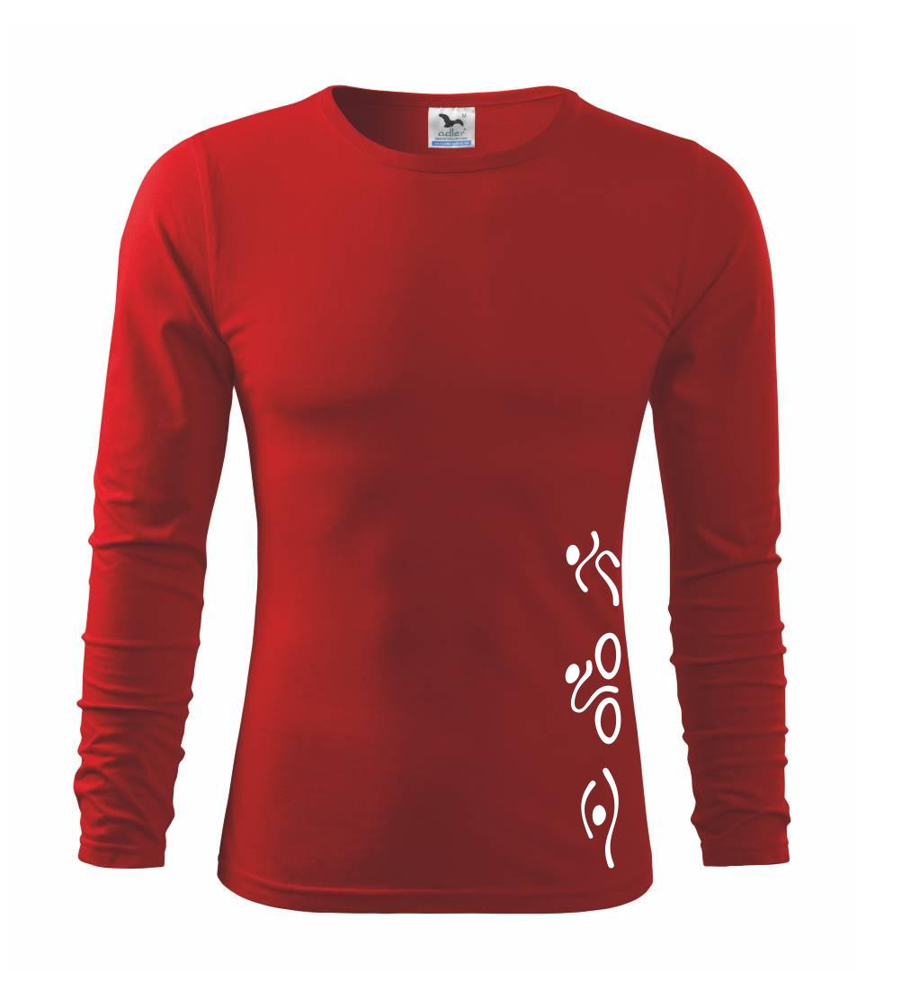 Tričko ako darček pre cyklistu - Triathlon na výšku - Tričko detské Long Sleeve