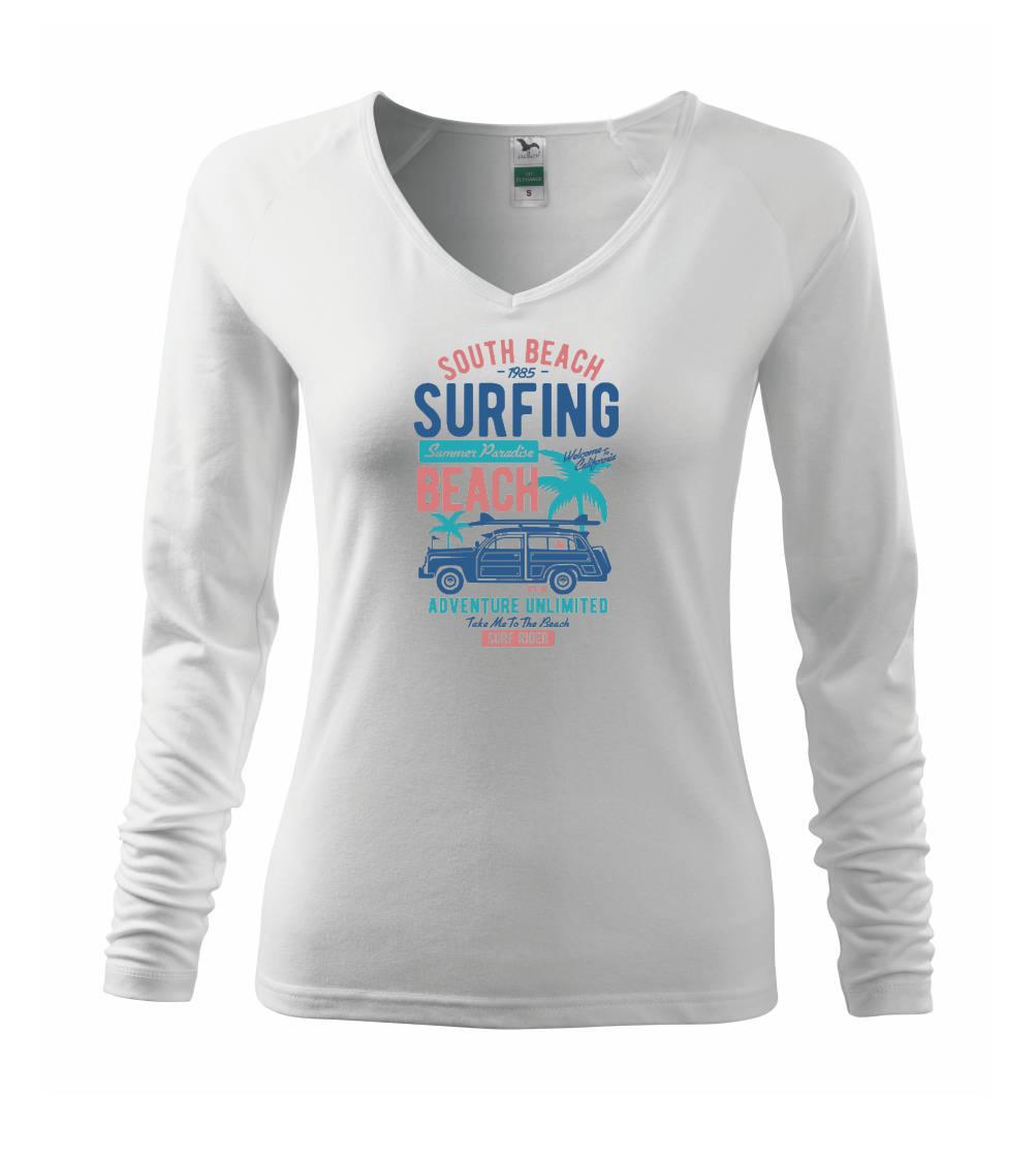 Surferske tričká - South Beach - Tričko dámske Elegance