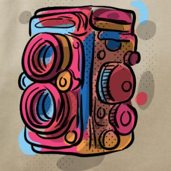 Foťák farebný - dve šošovky