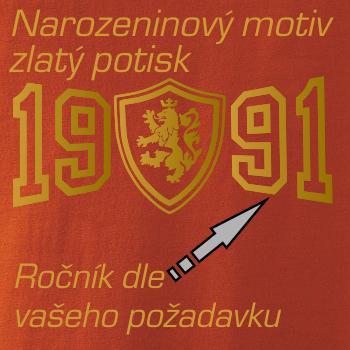 Narodeninový motív - znak - zlatá potlač