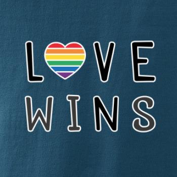 Love wins nápis Love wins nápis