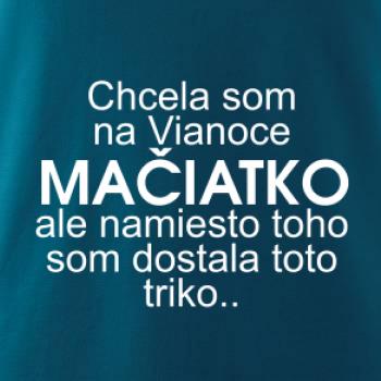Chcela som na Vianoce mačiatko