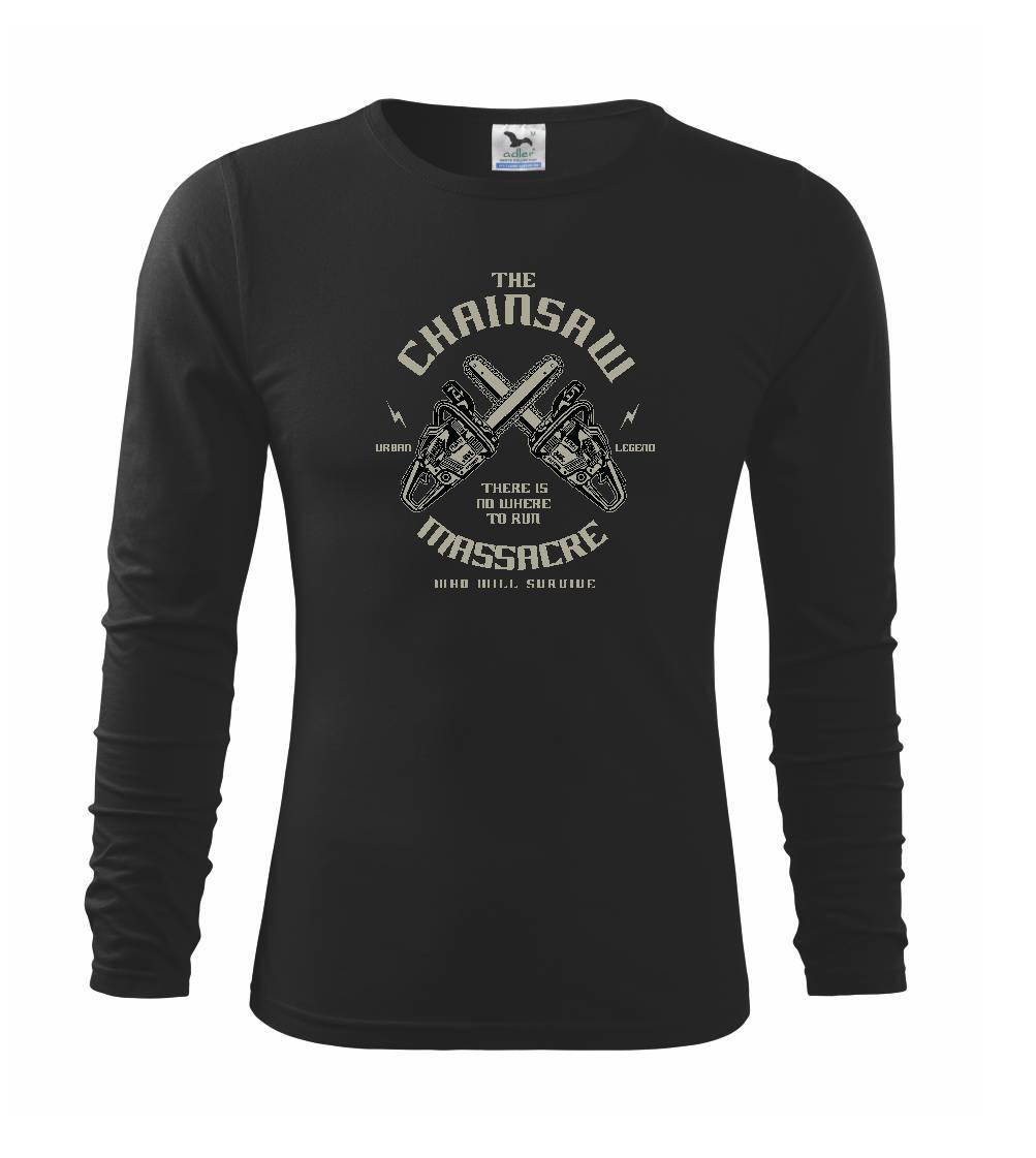 Tričká pre poľovníkov a drevorubačov - Chainsaw - Tričko detské Long Sleeve