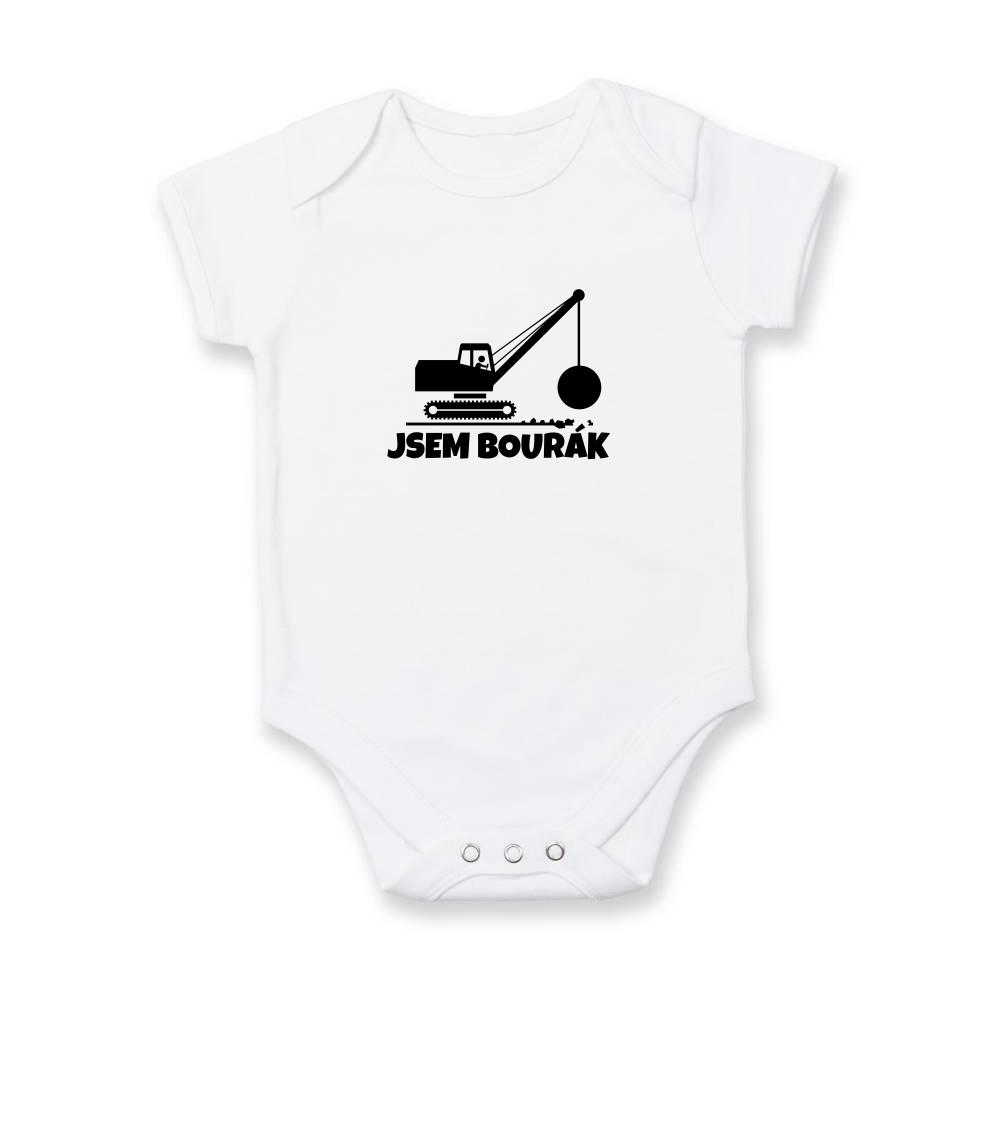 Jsem bourák - Body dojčenské s krátkym rukávom
