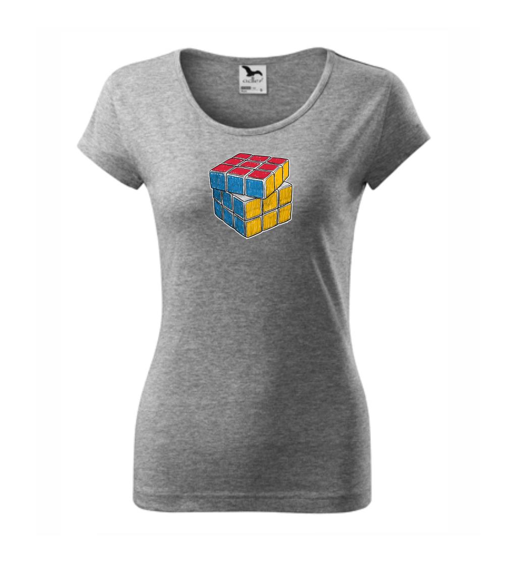 Rubikova kocka kreslená Rubikova kocka kreslená