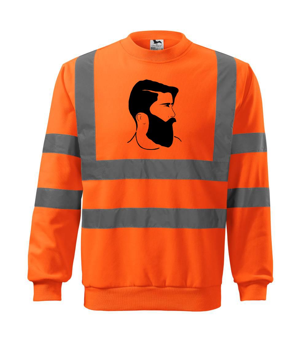 Tričká pre poľovníkov a drevorubačov - Lumberjack hlava - Reflexná mikina