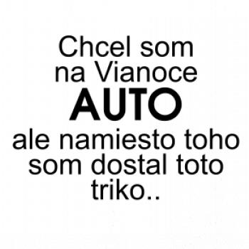 Chcel som na Vianoce auto