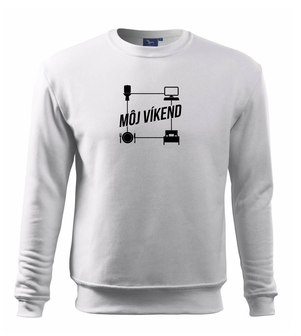 Tričká pre ajťákov - Môj víkend - Mikina Essential detská
