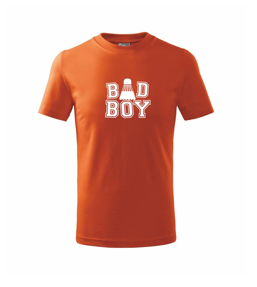 Tričká na bedminton - Badminton Bad Boy - Tričko detské bavlnené