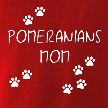Pomerian mom (Nemecký trpasličí špic)  (Reflexné labky)