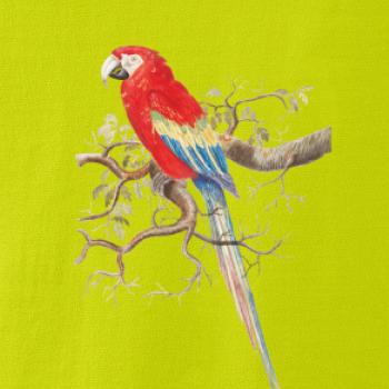 Papagáj  na listnatom strome