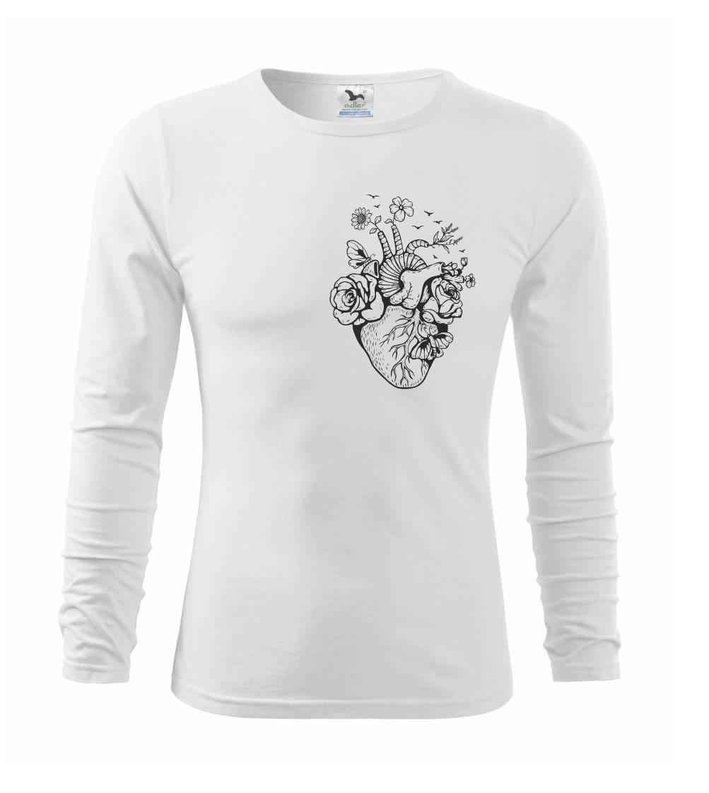 Životný štýl - Srdce plné prírody - Tričko detské Long Sleeve