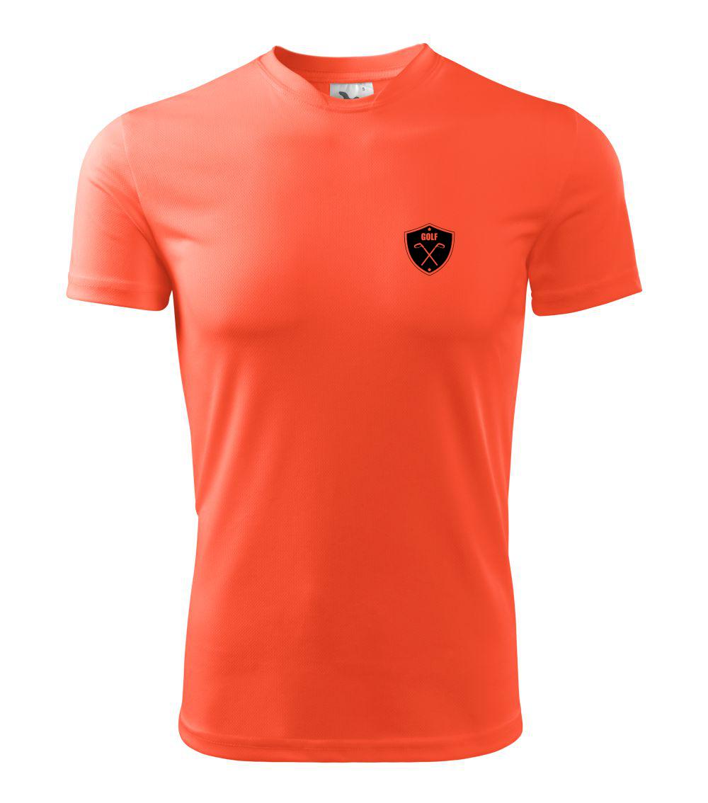 Tričká na golf - Golf emblem - Pánske tričko Fantasy športové