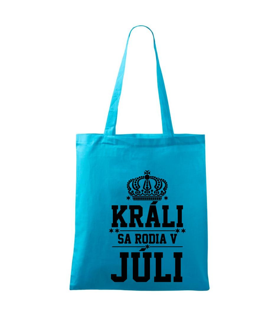 Tričká pre narodených v júli - Králi sa rodia v júli - Taška bavlnená