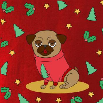 Vianočný mops Vianočný mops