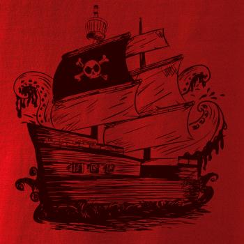 Pirátská loď maľovaná Pirátská loď maľovaná