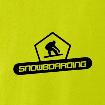 Snowboarding nápis logo Snowboarding nápis logo