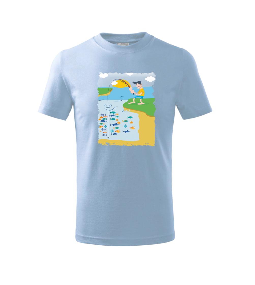 Rybár, ktorý má smolu farebný