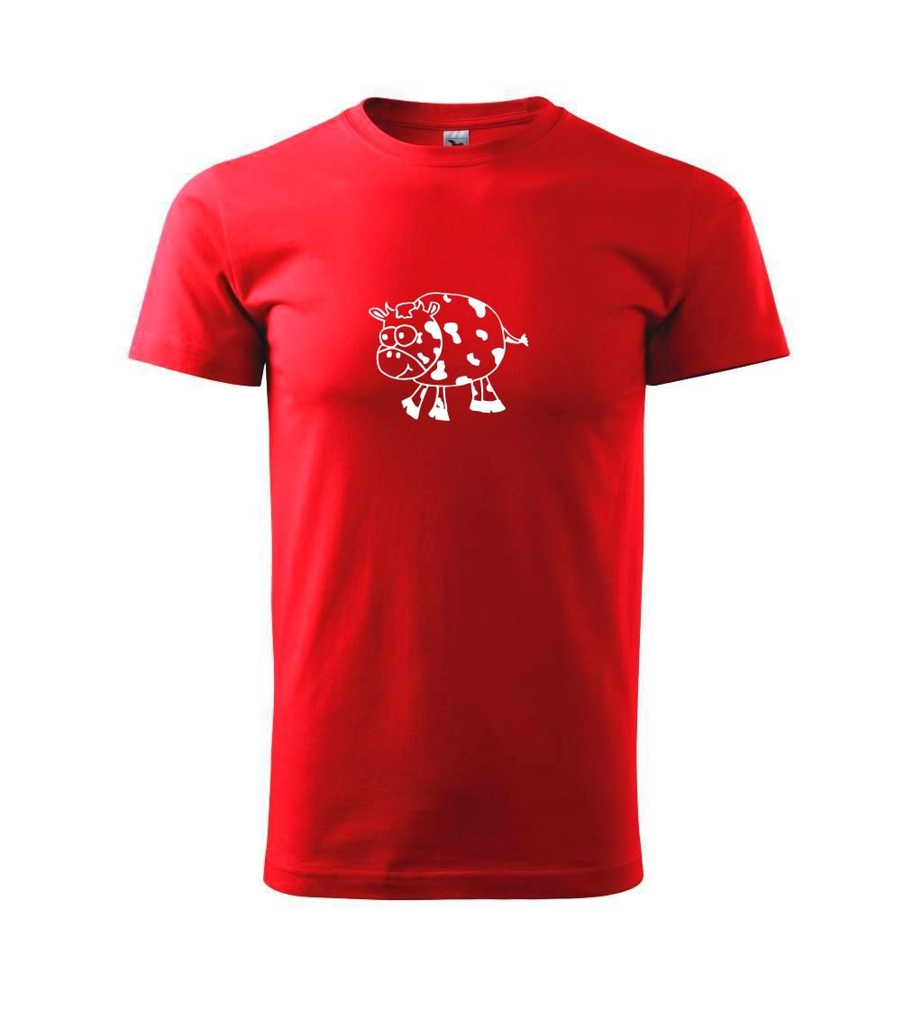 Tričká s kravou - Kráva tučná - Tričko extra veľké  (5-8XL)