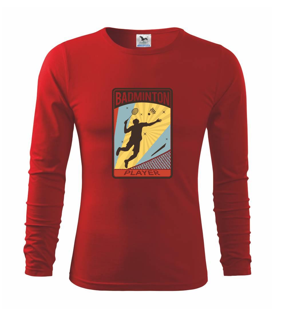 Tričká na bedminton - Bedminton - hráč - Tričko detské Long Sleeve
