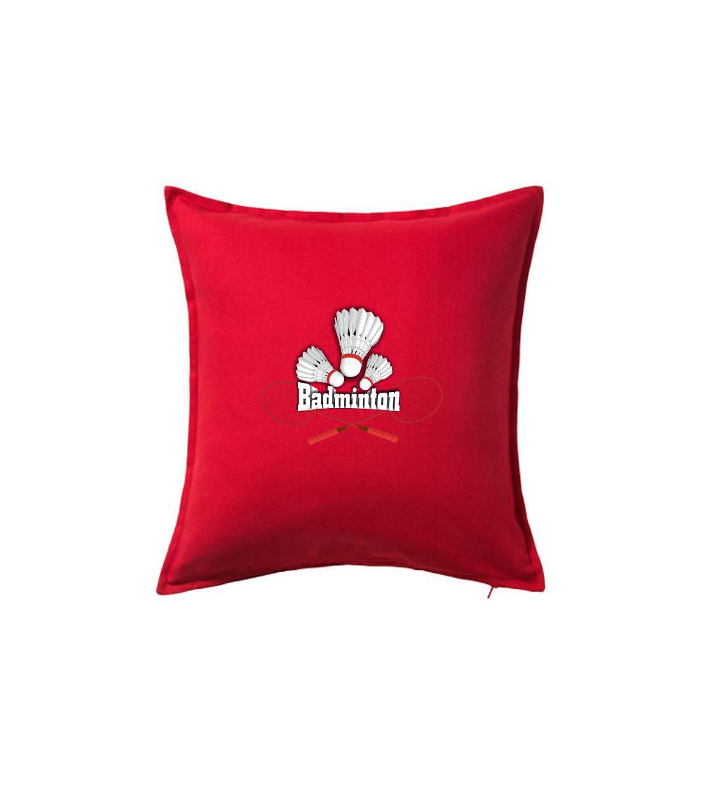 Bedminton - nápis s košíkmi