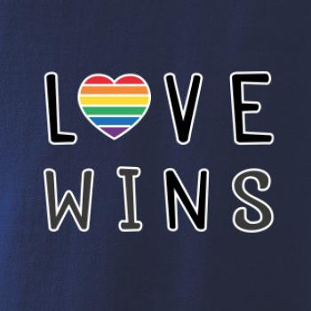 Love wins nápis