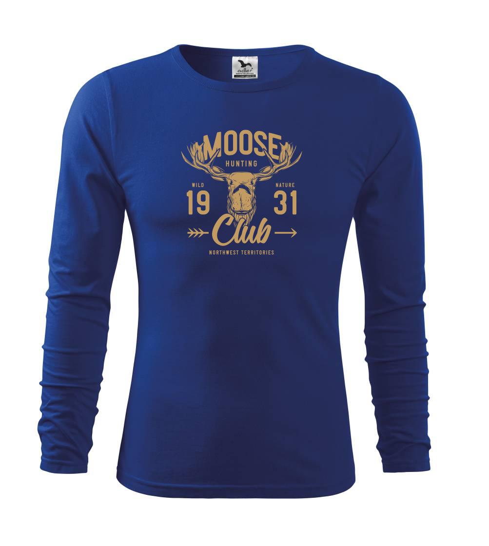 Tričká so zvieratami - Moose club - Tričko detské Long Sleeve