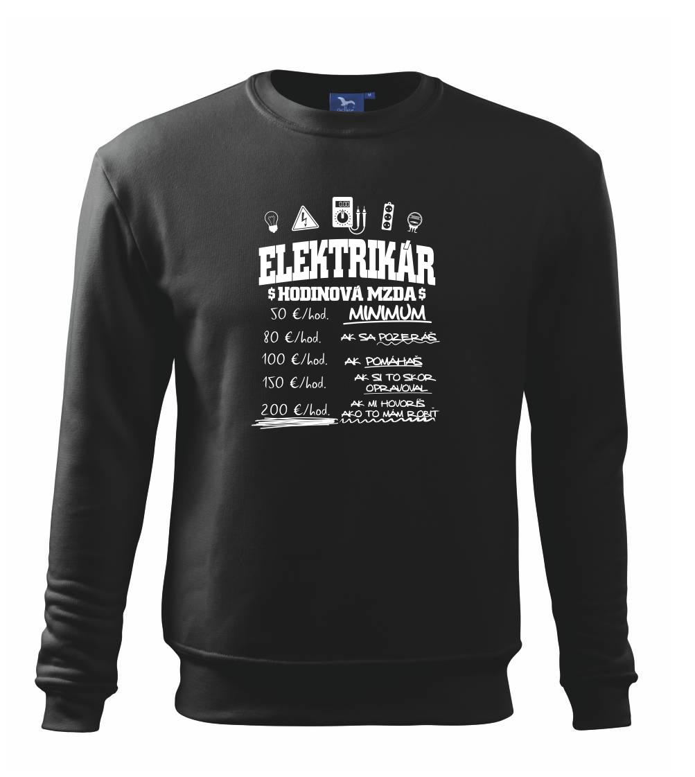 Hodinová mzda elektrikár Hodinová mzda elektrikár