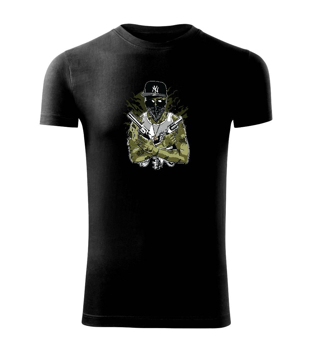 Grafické tričká - Gangsta Zombie - Viper FIT - Pánske zúžené tričko