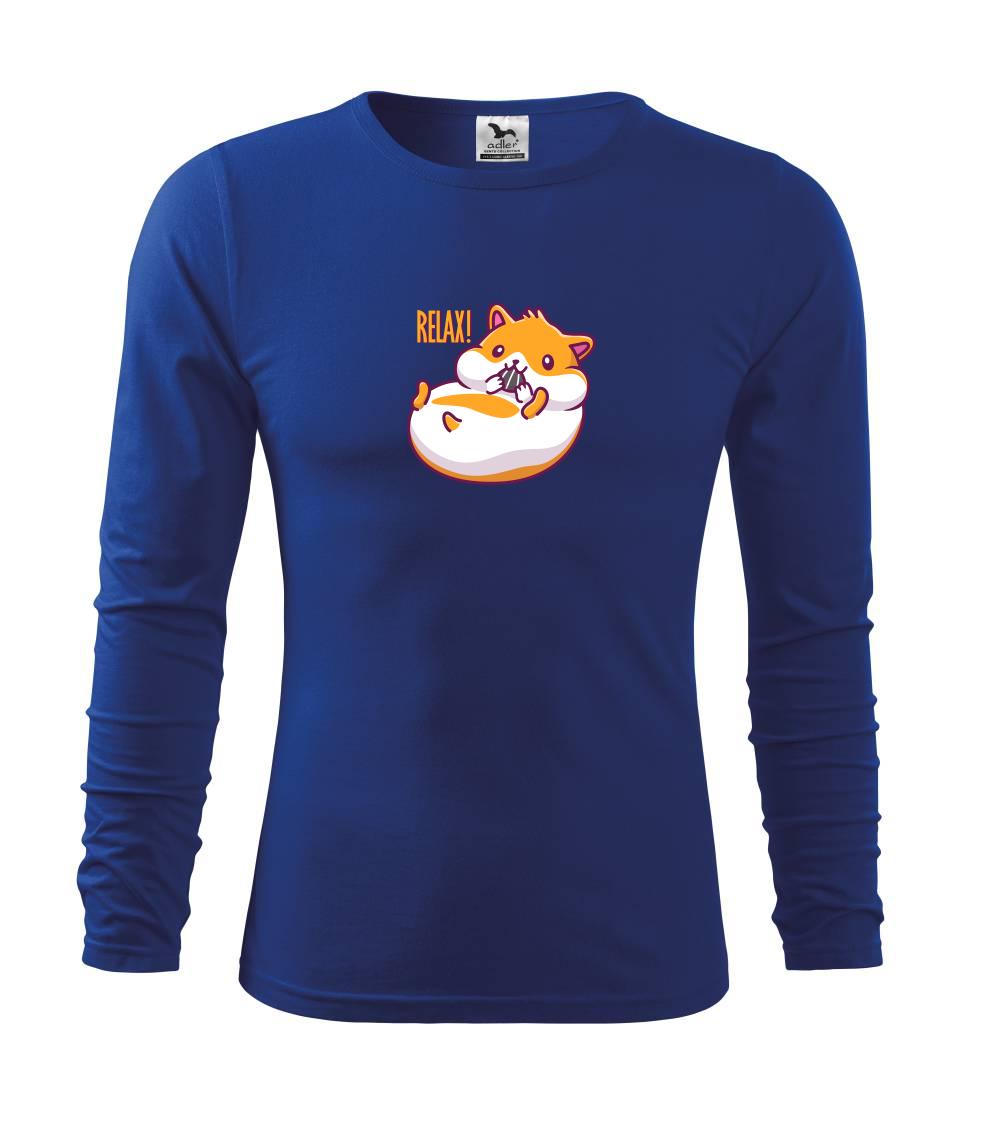 Tričká so zvieratami - Škrečok relax - Tričko detské Long Sleeve