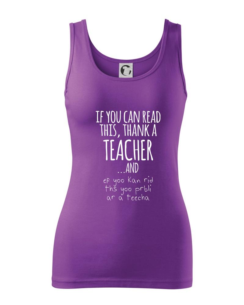 If you can read this - teacher