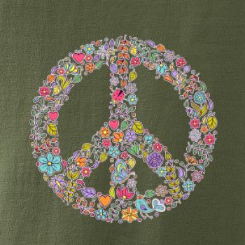 Peace symbol lístočky