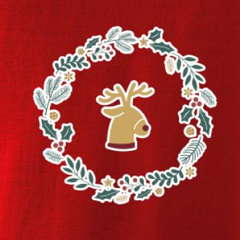 Vianočný veniec so sobom