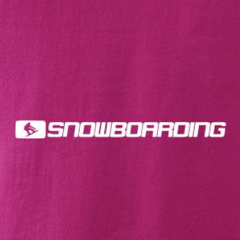 Snowboarding nápis Snowboarding nápis